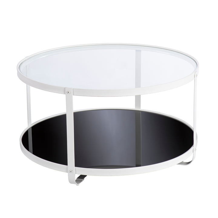 American Home Furniture | SEI Furniture - Vimmerly Glass-Top Cocktail Table
