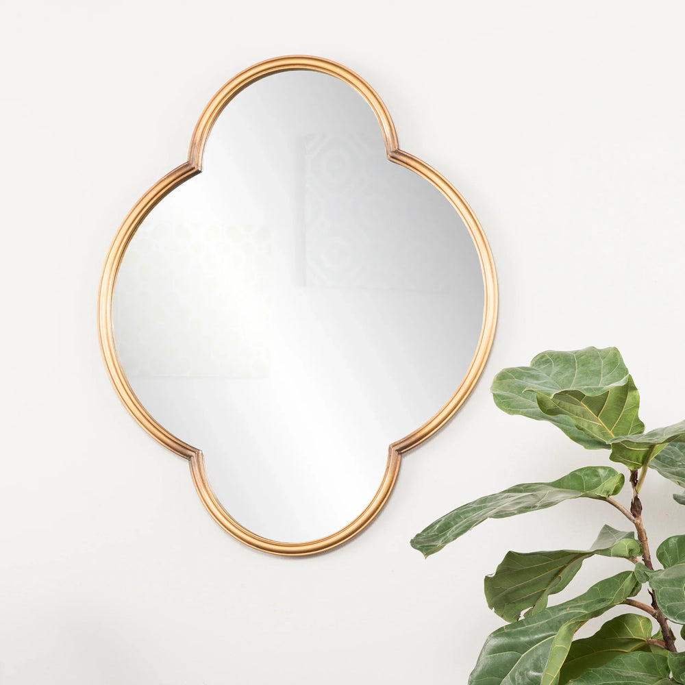 Holly & Martin Willis Decorative Wall Mirror - Gold - AmericanHomeFurniture