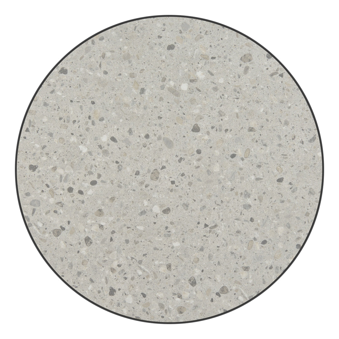 Bite Bistro Table Gray & Black - AmericanHomeFurniture