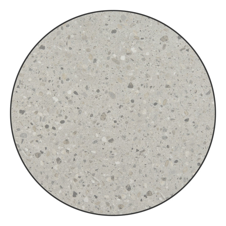 Bite Bistro Table Gray & Black - AmericanHomeFurniture