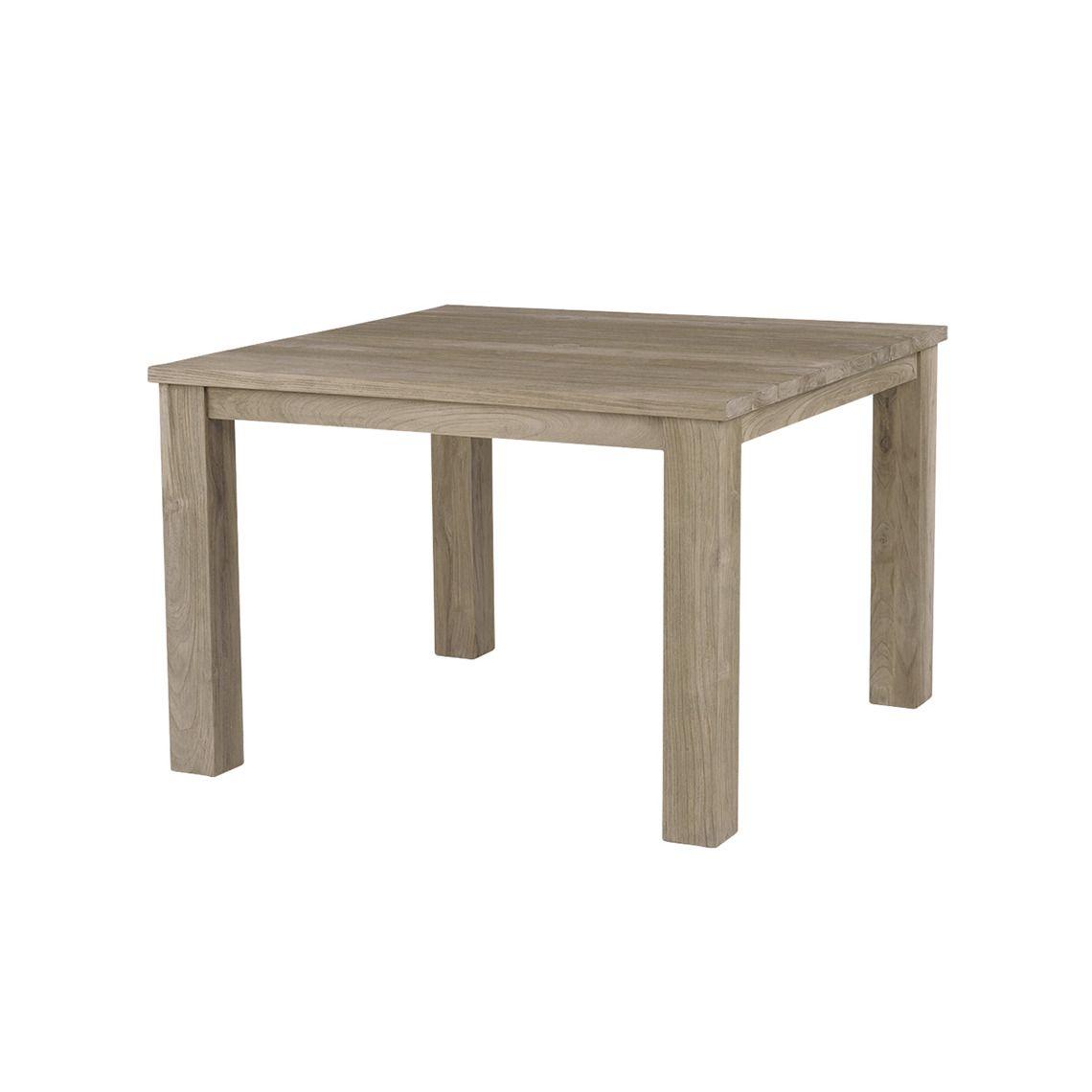 Kingsley Bate Tuscany 44" Square Dining Table Distressed/Painted OUTDOOR DINING TABLES