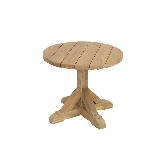 Kingsley Bate Provence 24" Round Side Table Distressed/Rustic OUTDOOR ACCENT TABLES