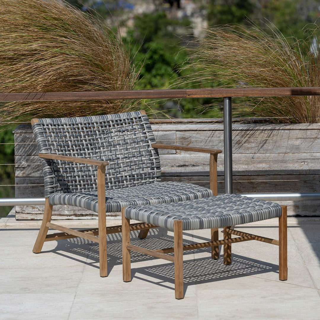 Catherine Club Ottoman Teak