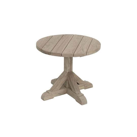 Kingsley Bate Provence 24" Round Side Table Distressed/Painted OUTDOOR ACCENT TABLES