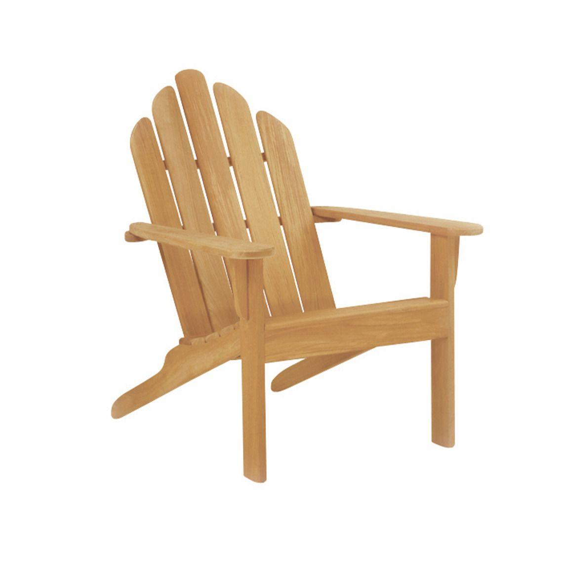 Kingsley Bate Adirondack Chair - Gd A Teak OUTDOOR CHAISE LOUNGES