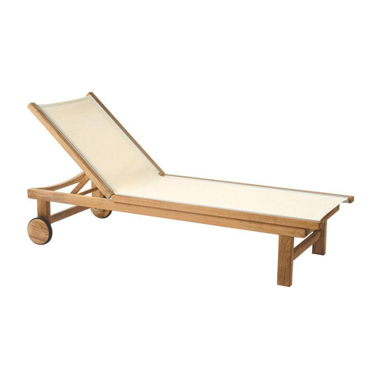 Kingsley Bate St. Tropez Adj. Chaise Lounge W/Wheels OUTDOOR CHAISE LOUNGES