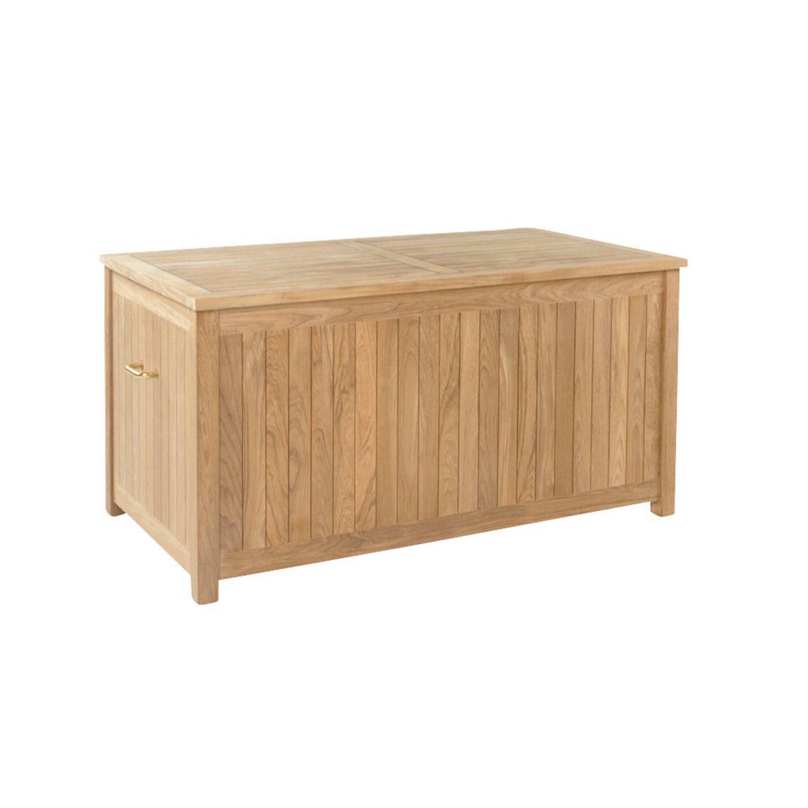 Kingsley Bate Cushion Boxes 60" Teak Box OUTDOOR ACCESSORIES