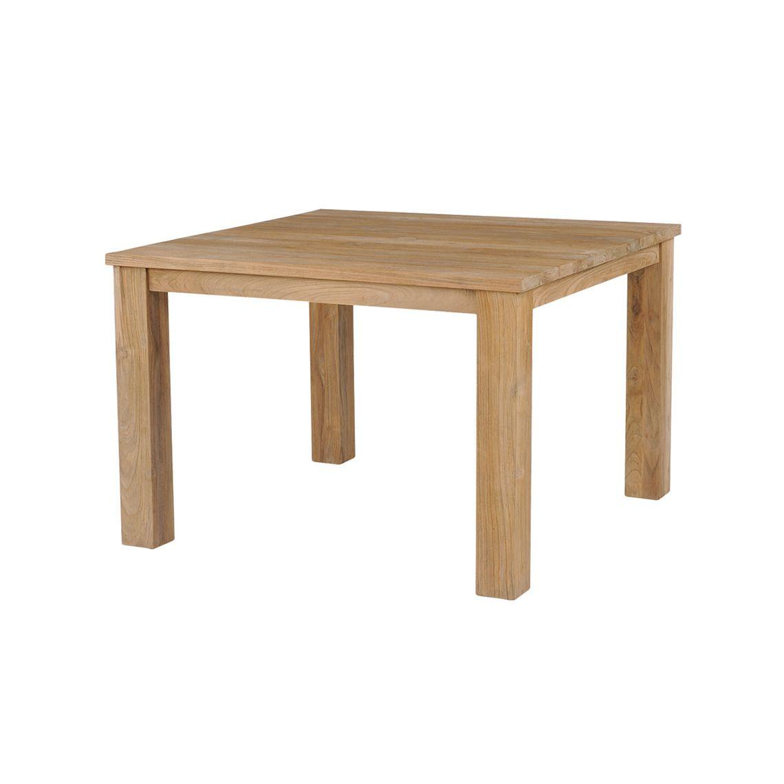 Kingsley Bate Tuscany 44" Square Dining Table Distressed/Rustic OUTDOOR DINING TABLES