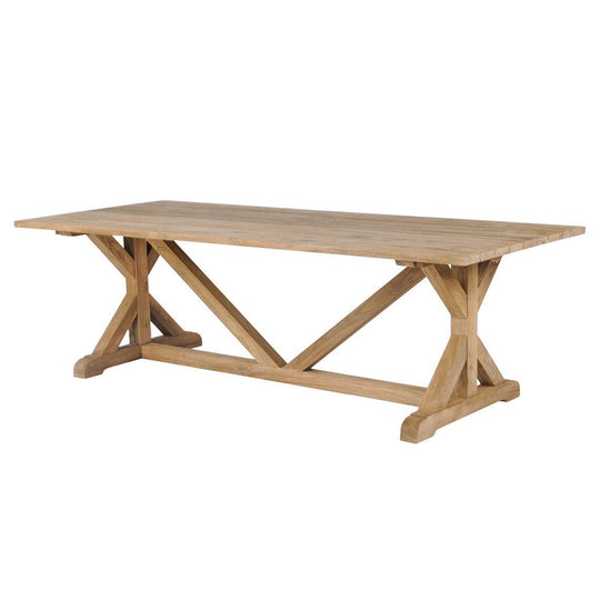 Kingsley Bate Provence 96" x 39" Rectangle Farmhouse Table Distressed/Rustic OUTDOOR DINING TABLES
