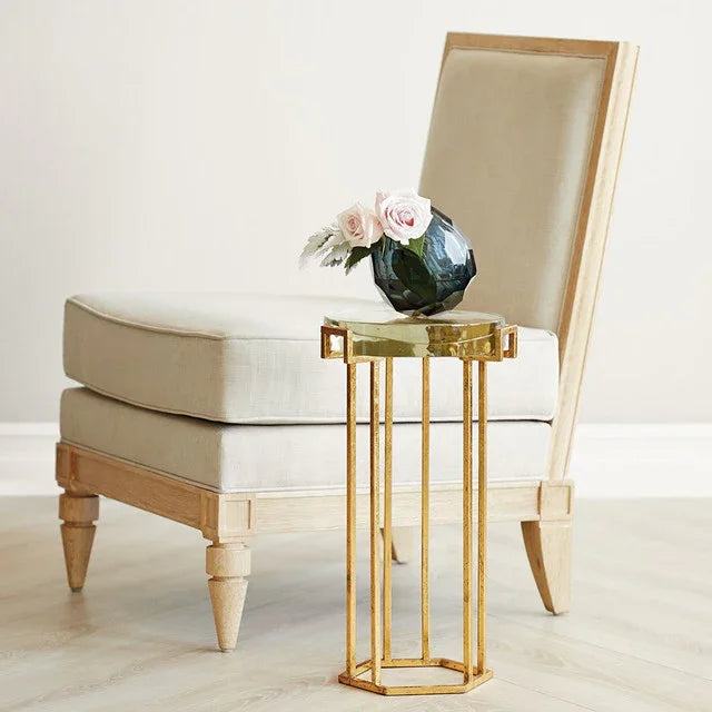 Villa and House Prism Round Side Table ACCENT TABLES
