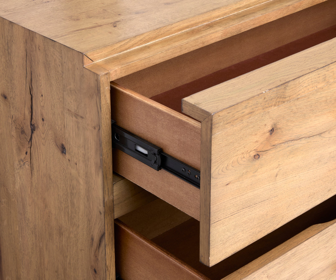 Davenport Rustic Caramel Double Drawer Dresser - B6309-22