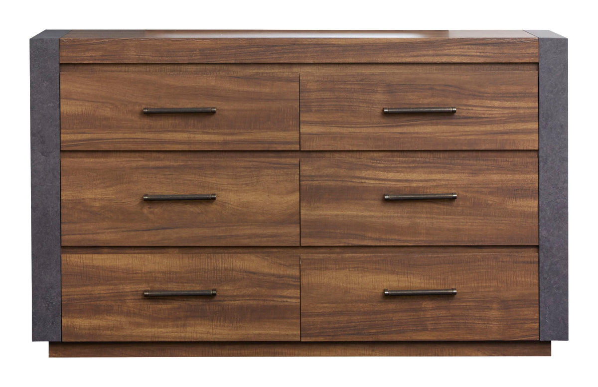 Jensen Tavern Brown Double Drawer Dresser - B6306-22