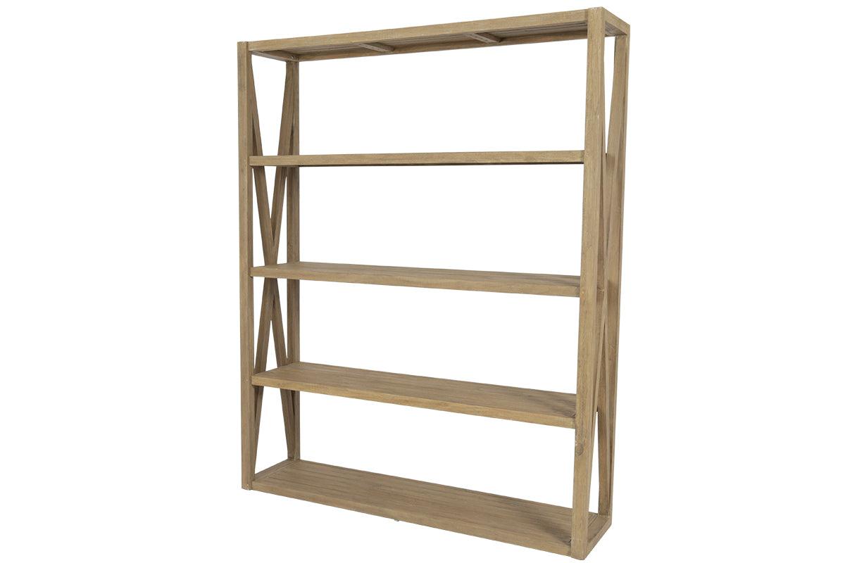 Sunset West Coastal Teak X Bookcase OUTDOOR ACCESSORIES