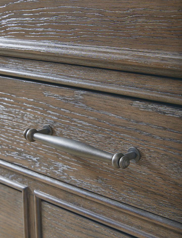 Madison Ridge Natural Bark 14 Drawer Master Chest - P413127
