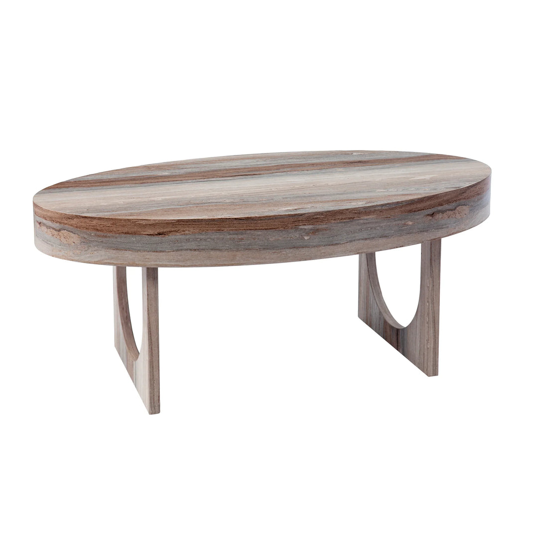 Chadkirk Faux Marble Cocktail Table - AmericanHomeFurniture