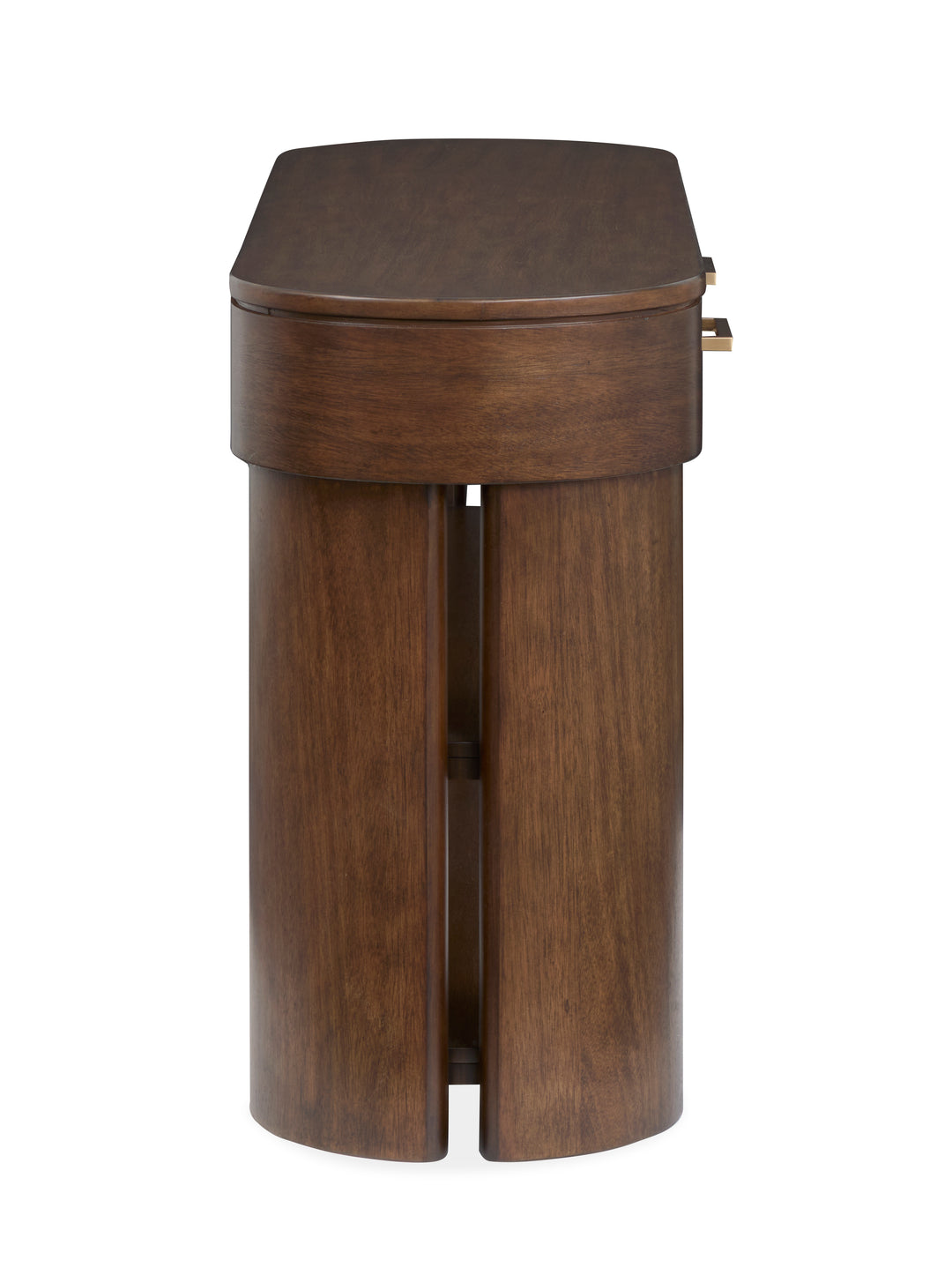 Holloway Toasted Almond Oval Sofa Table - T6501-77