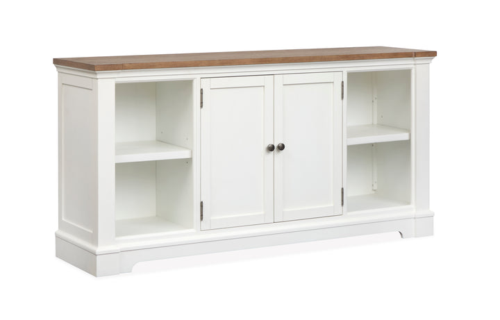 Kingston Whisper White And Cerused Nutmeg Credenza - D6407-11