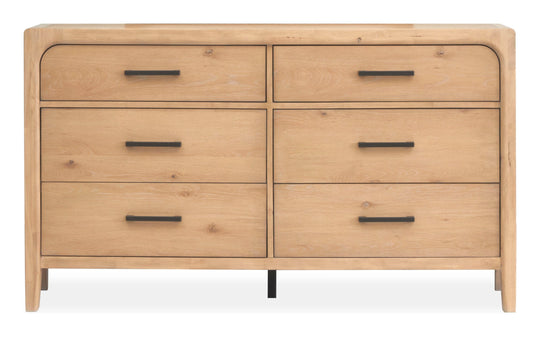 Somerset Butternut Double Drawer Dresser - B5684-22