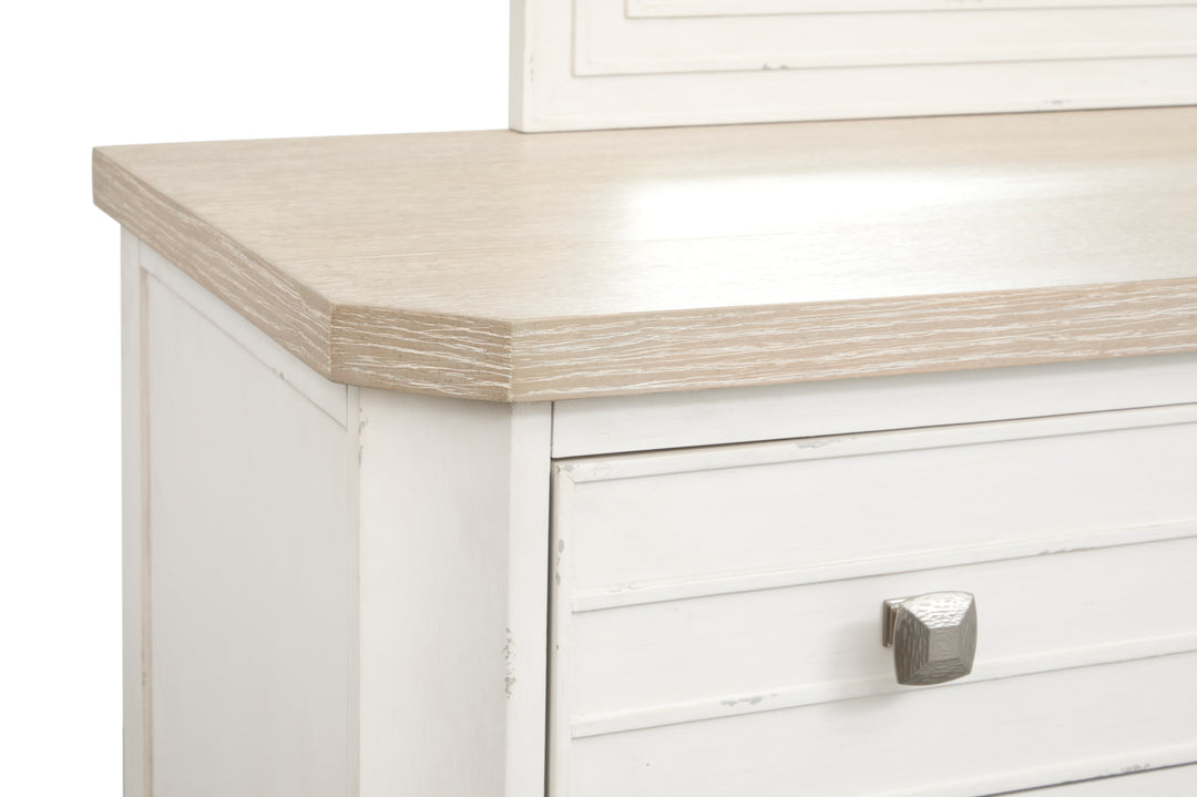 Echo Isles Sea Pearl And Driftwood Double Drawer Dresser - B6310-22