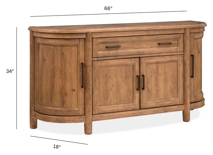 Woodward Dark Clove Sideboard - D6521-12