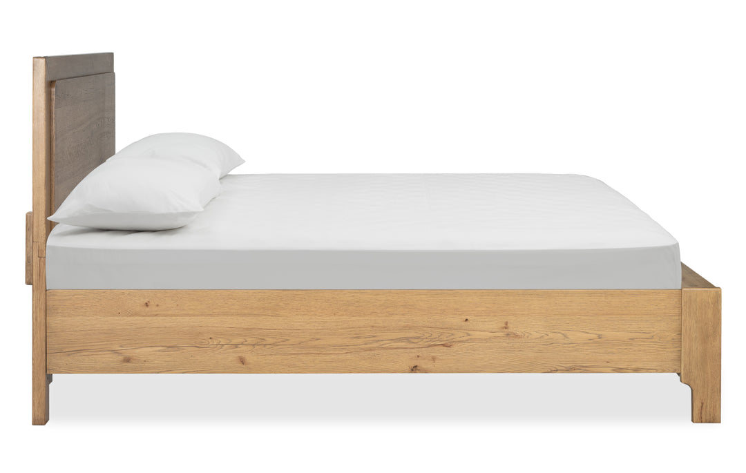 Davenport Rustic Caramel Queen Panel Bed - B6309-54