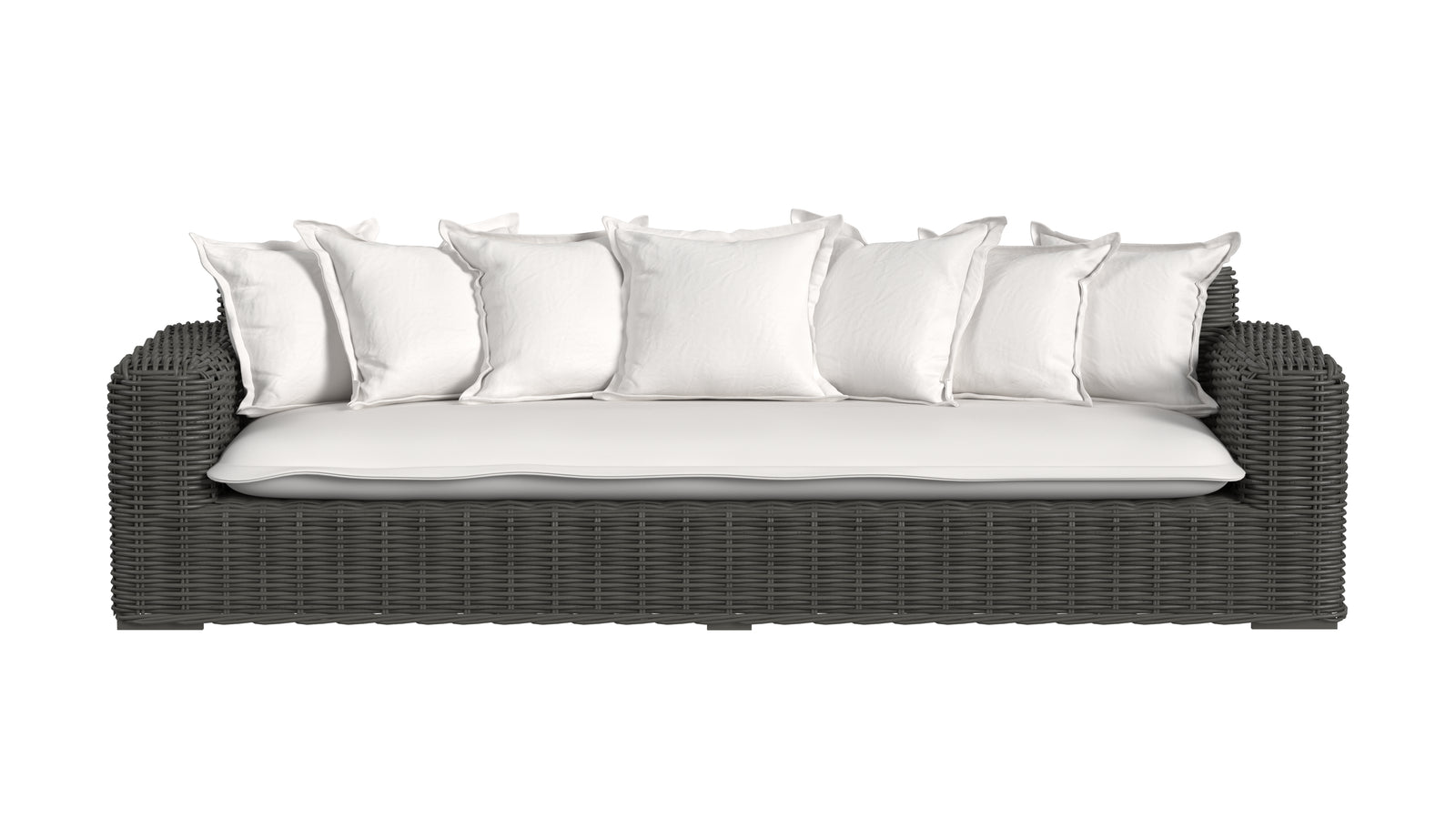 Cabo Sofa in Soothe Pearl w/ Flange Welt