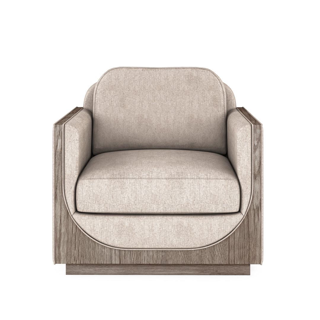 American Home Furniture | A.R.T. Furniture - Bastion Lounge Chair, H-Silver