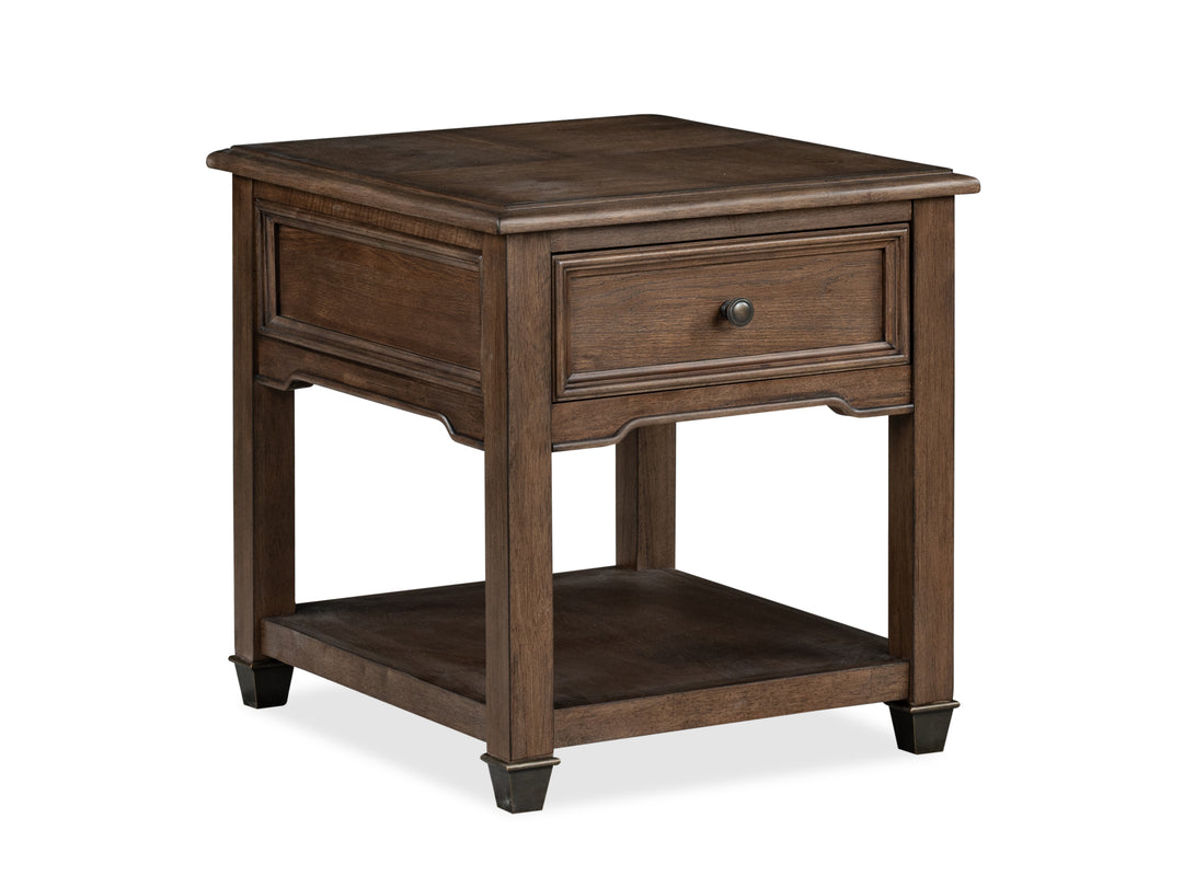 Cormac Brown Rectangular End Table - T6589-03