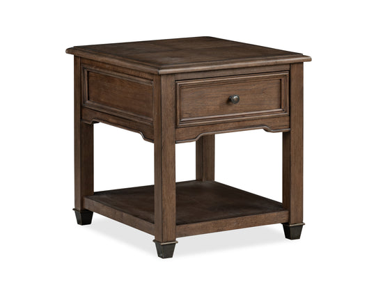 Cormac Brown Rectangular End Table - T6589-03