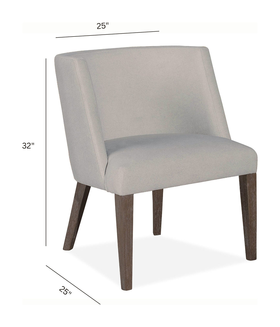 Kavanaugh Weathered Kona Brown Upholstered Host Chair - Set of 2 - D5612-66
