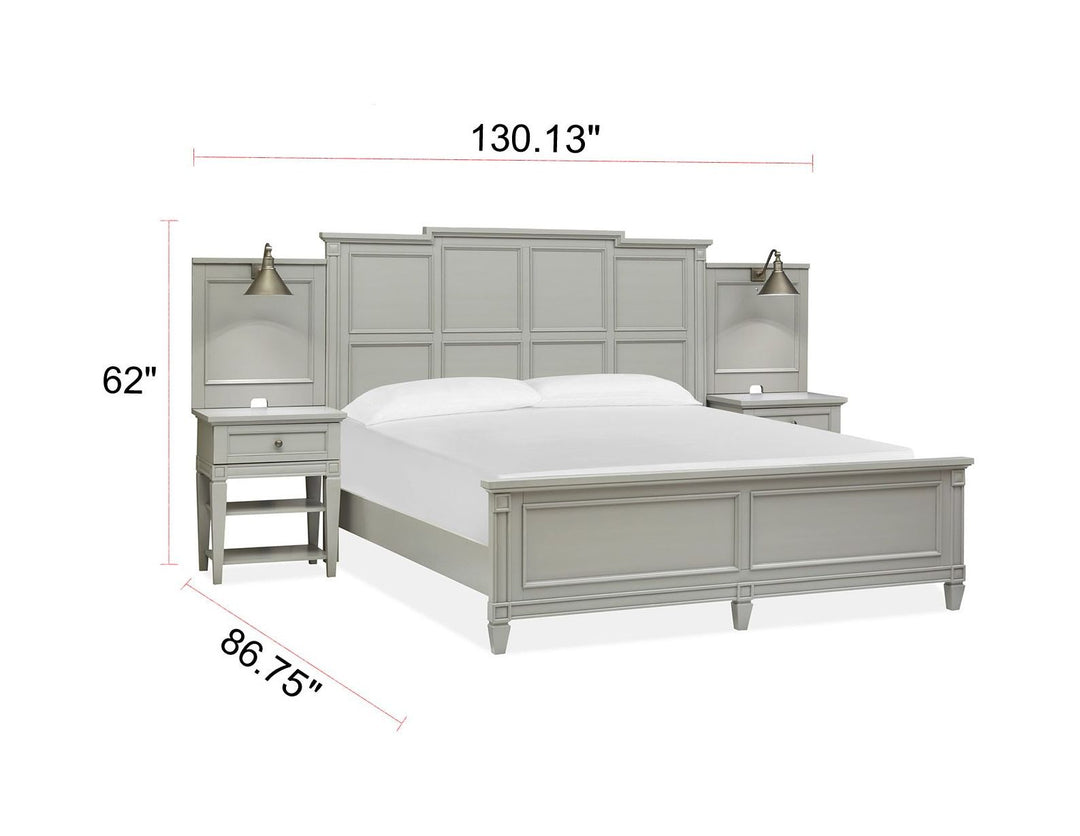 Glenbrook Pebble King Wall Bed - B5668-64B
