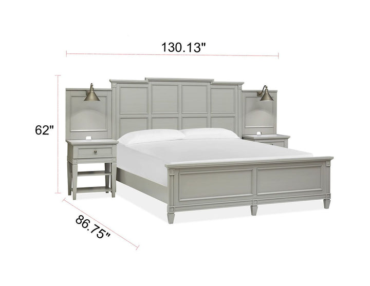 Glenbrook Pebble King Wall Bed - B5668-64B