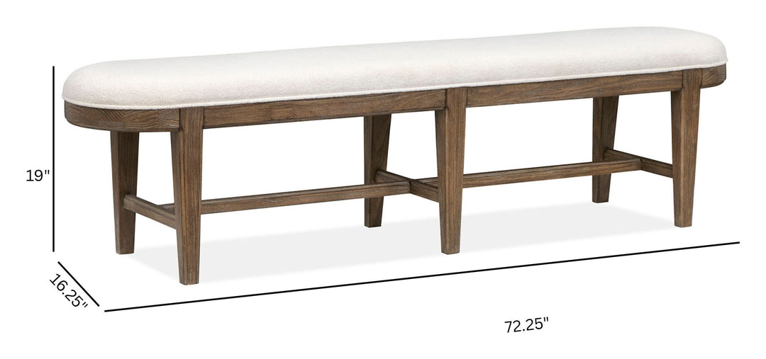Westbourne Dark Umber Bench - D5888-68