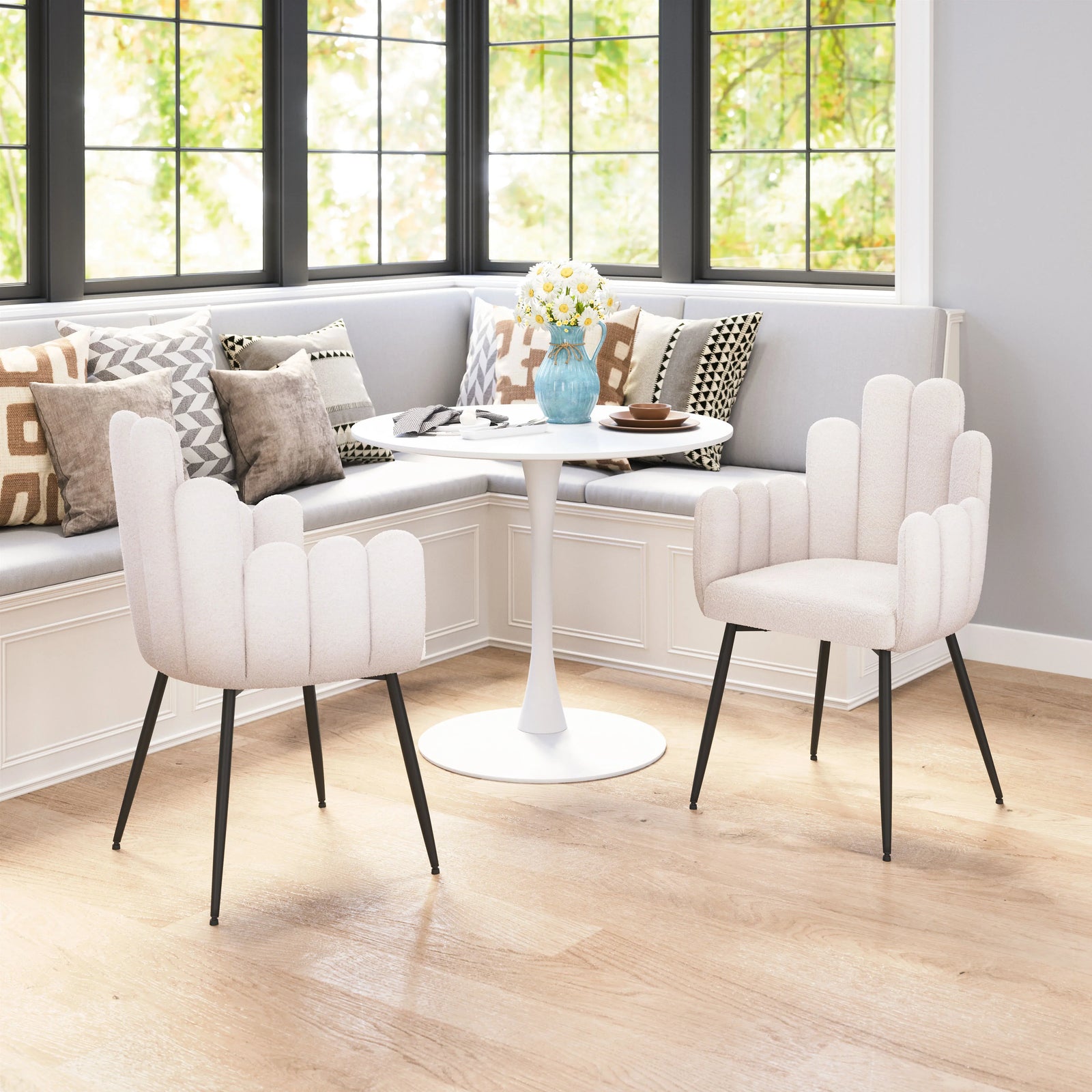 Zuo Noosa Dining Chair (Set of 2) Ivory DINING CHAIRS