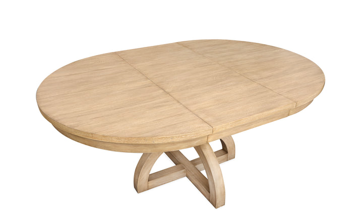 Coventry Honey Maple Extendable 48" Round Dining Table - D6480-22