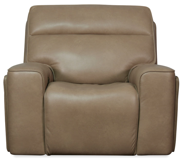 American Home Furniture Hooker Furniture Riverton Power Gliding Recliner with Power Headrest and Lumbar
