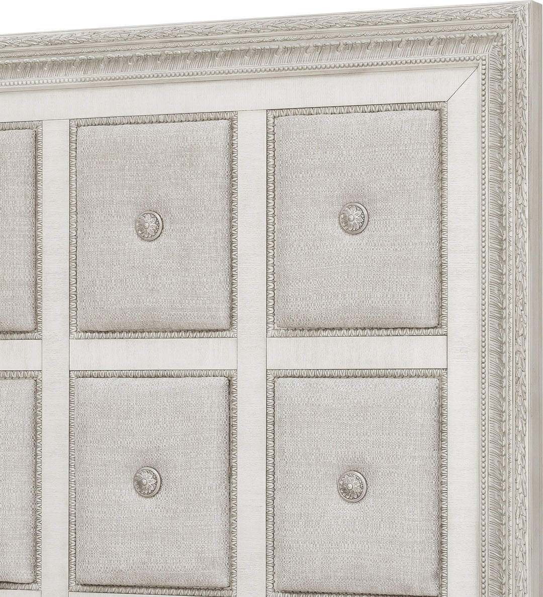 Camila Creamy White California King Upholstered Bed - P269-BR-K5