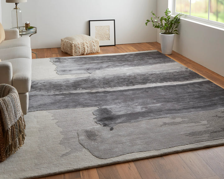 Rectangle/Charcoal-Ivory