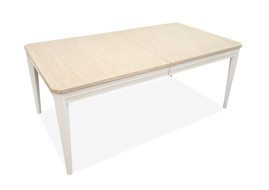 Echo Isles Sea Pearl And Driftwood Extendable Rectangular Dining Table - D6310-20