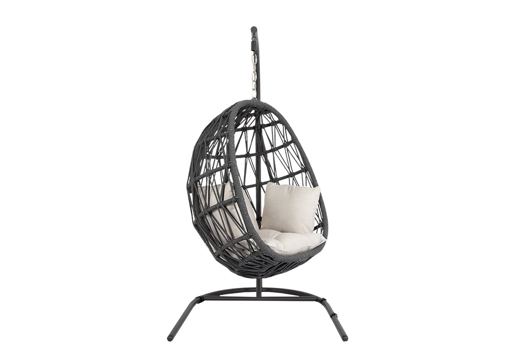 American Home Furniture | Sunset West - Milano Hanging Chair in Echo Ash w/ Self Welt