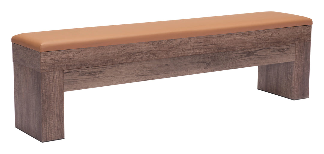 Bonker Storage Bench (Set of 2) Brown - AmericanHomeFurniture