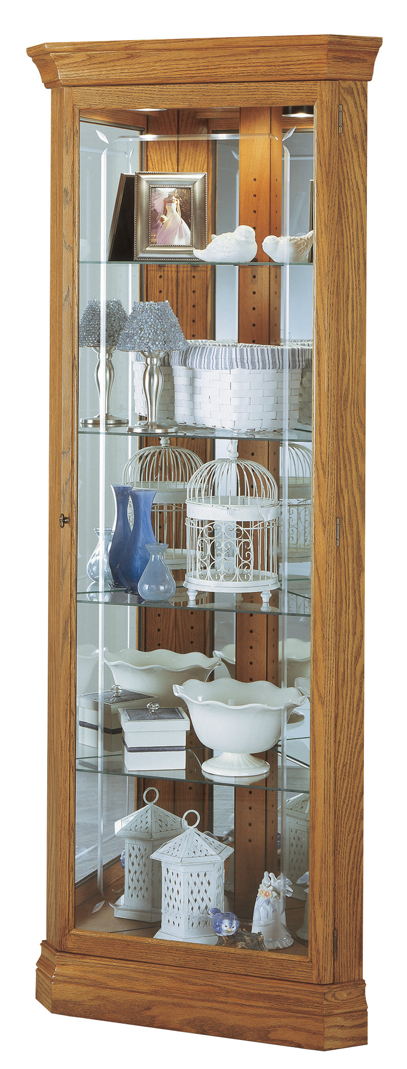 American Home Furniture | Howard Miller - Hammond Corner Curio Cabinet