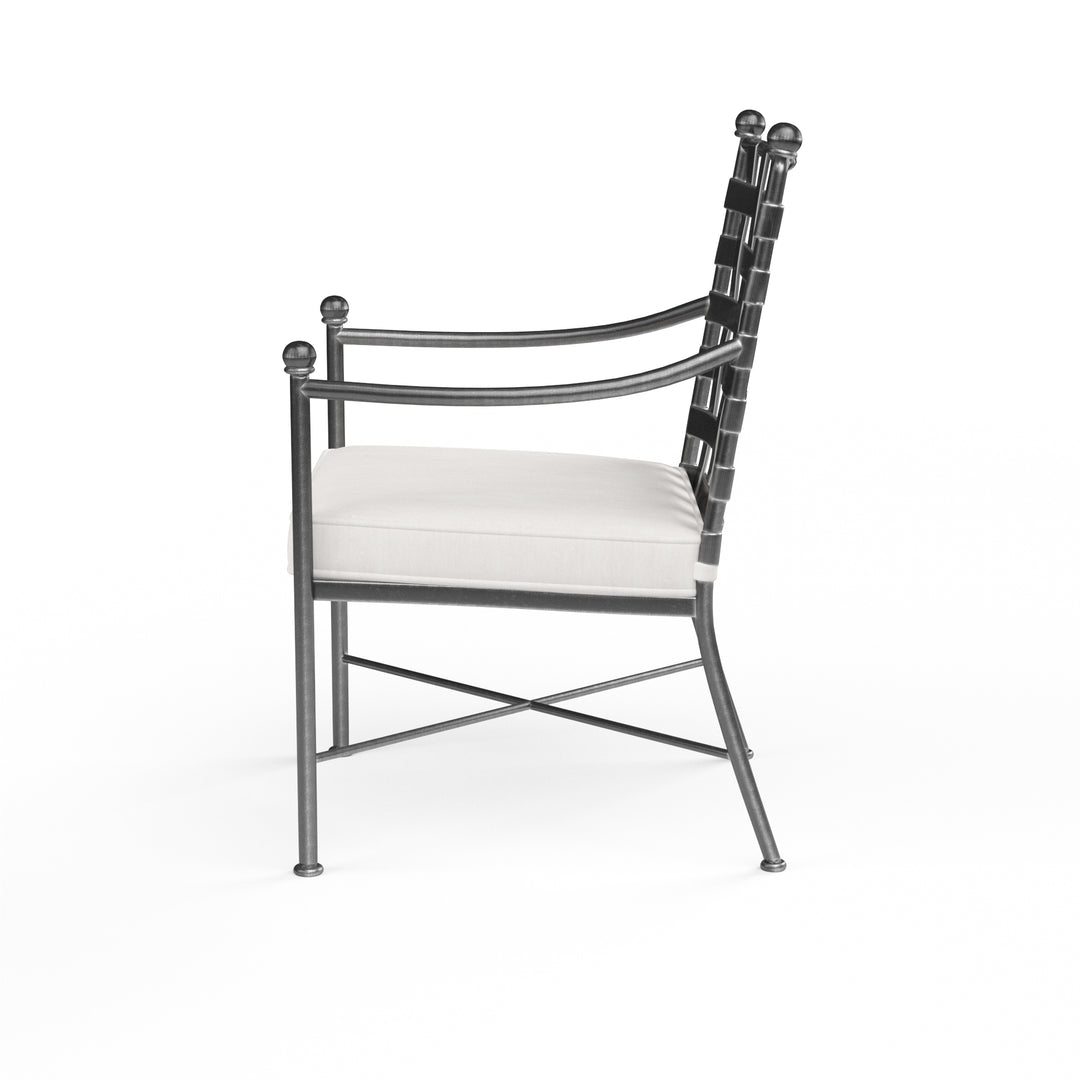 American Home Furniture | Sunset West - Provence Dining Chair in Canvas Flax w/ Self Welt