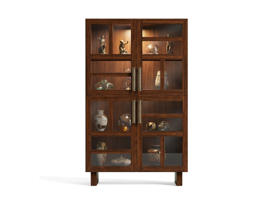 Reena Rich Brown Display Cabinet - D6518-08