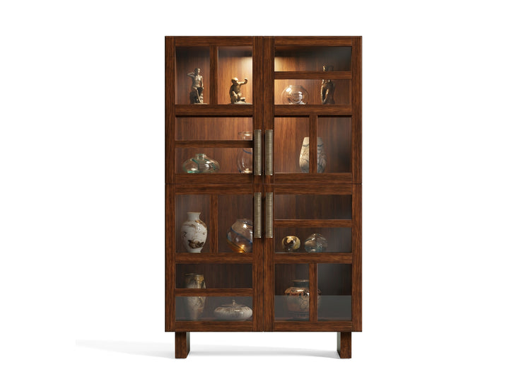 Reena Rich Brown Display Cabinet - D6518-08