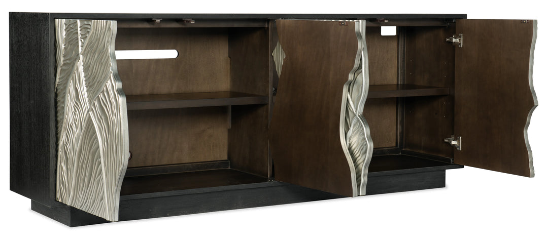 American Home Furniture Hooker Furniture Melange Summit Gorge Entertainment Console