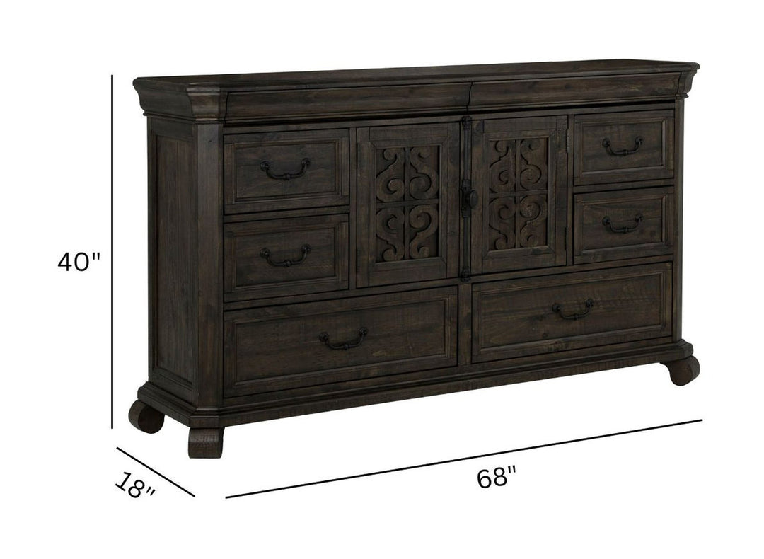 Bellamy Peppercorn Drawer Dresser - B2491-20
