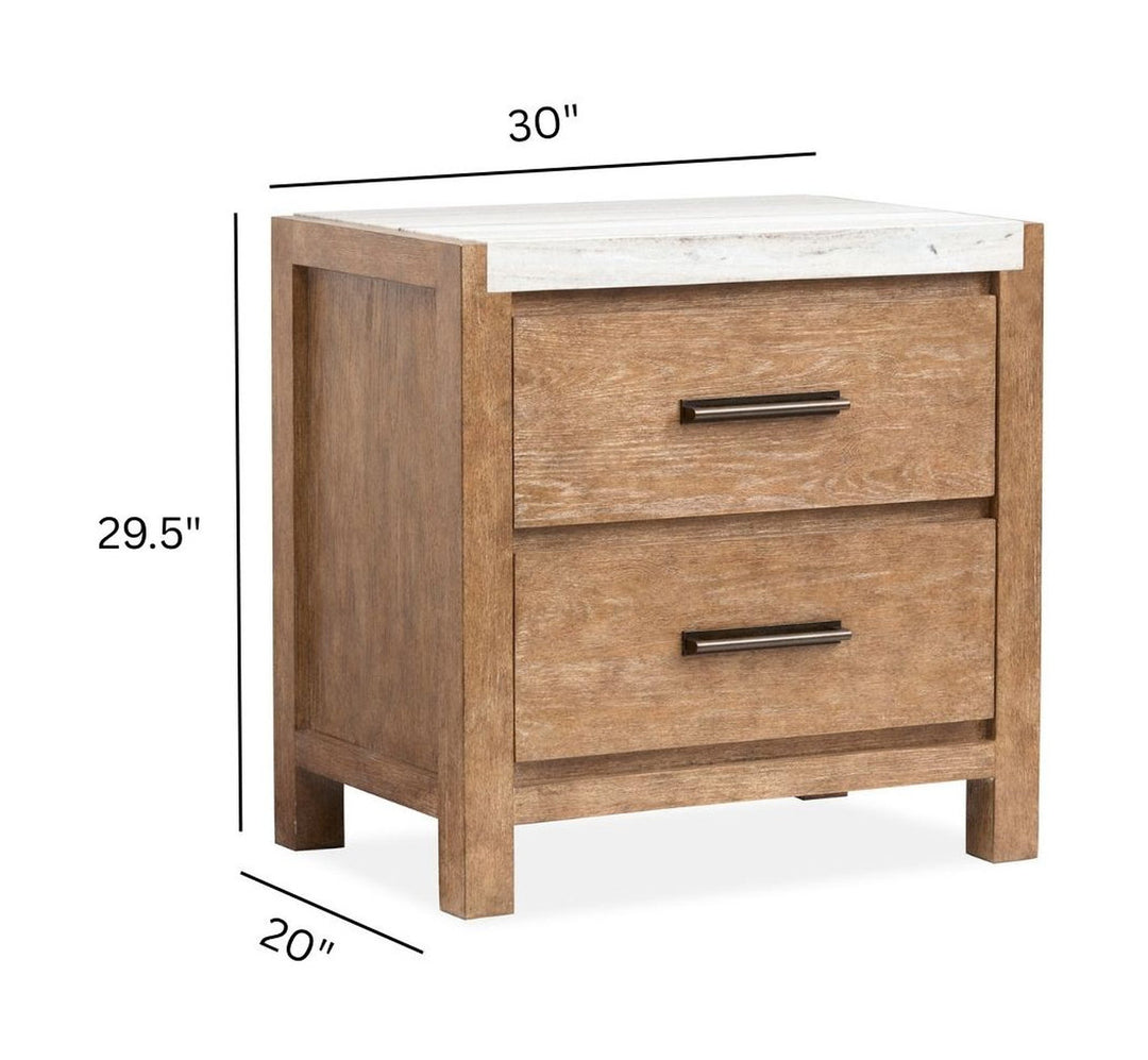 Plum Creek Sierra Brown Drawer Nightstand - B5768-01