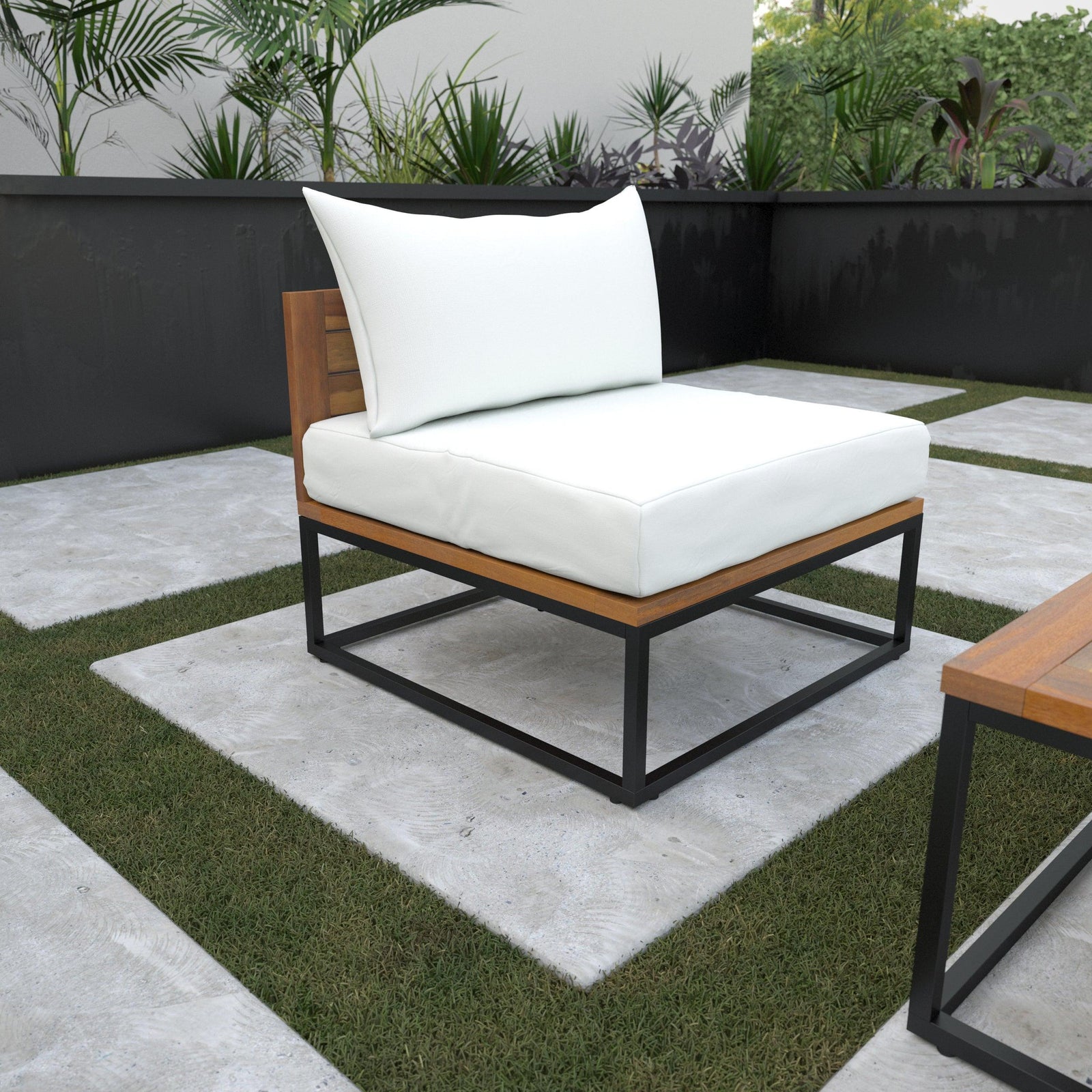 SEI Furniture Taradale Outdoor Chair w/ Cushions OUTDOOR CHAISE LOUNGES