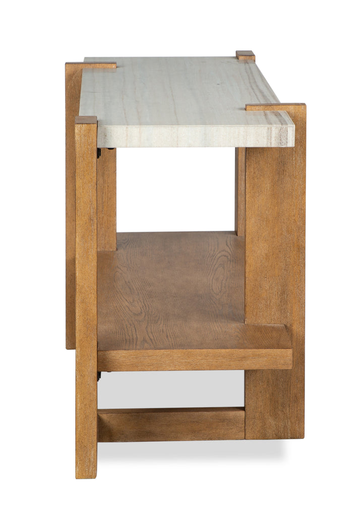 Carrington Honey Wheat Rectangular Sofa Table - T5930-73